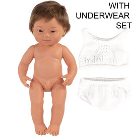 Miniland poppen Miniland doll boy with Down Syndrome 38 cm / without packaging box