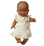 Heless Heless wrap skirt with top for the Gordi dolls / ecru