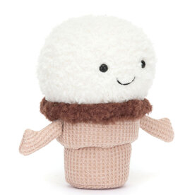 Jellycat knuffels Jellycat Amuseable ice cream cone