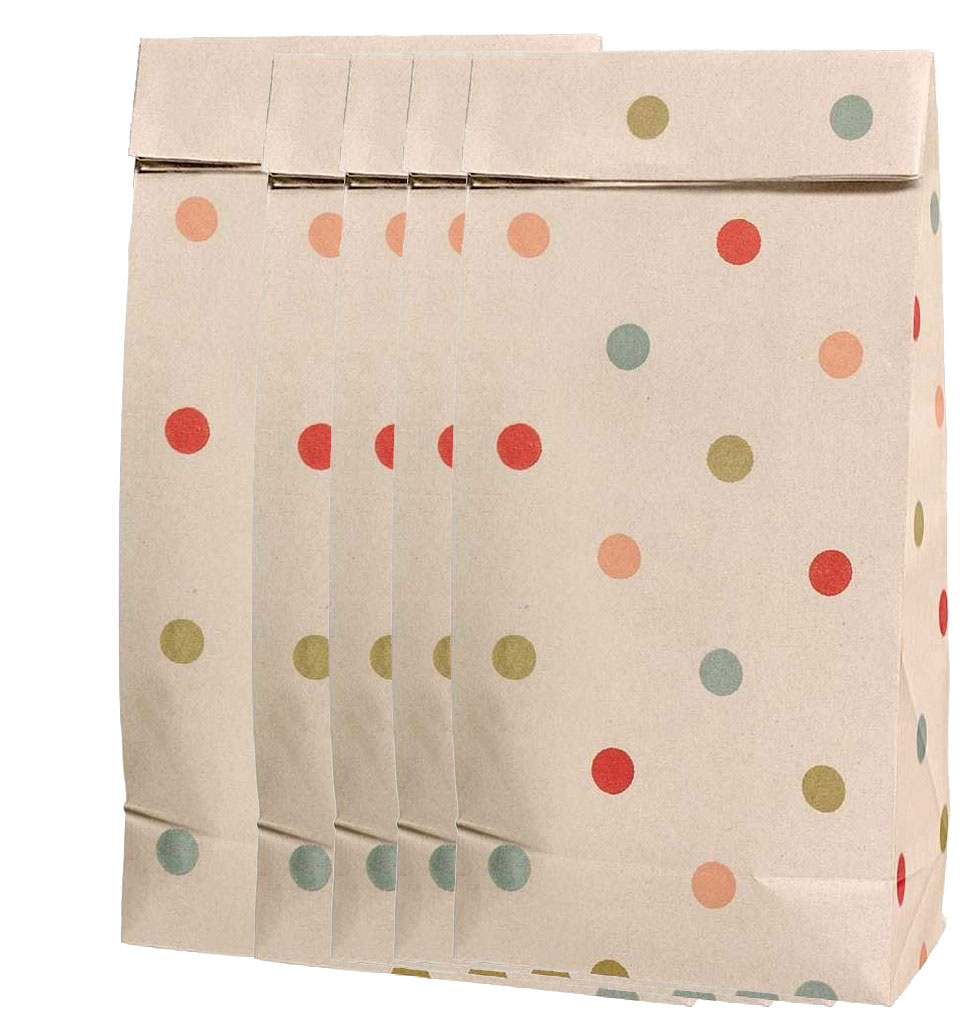 Maileg Maileg vijf cadeauzakjes / dots / small