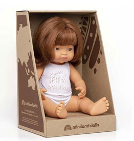 Miniland poppen Miniland doll girl with red hair