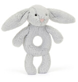 Jellycat knuffels Jellycat Schüchternes Hasenrasselchen / Silber