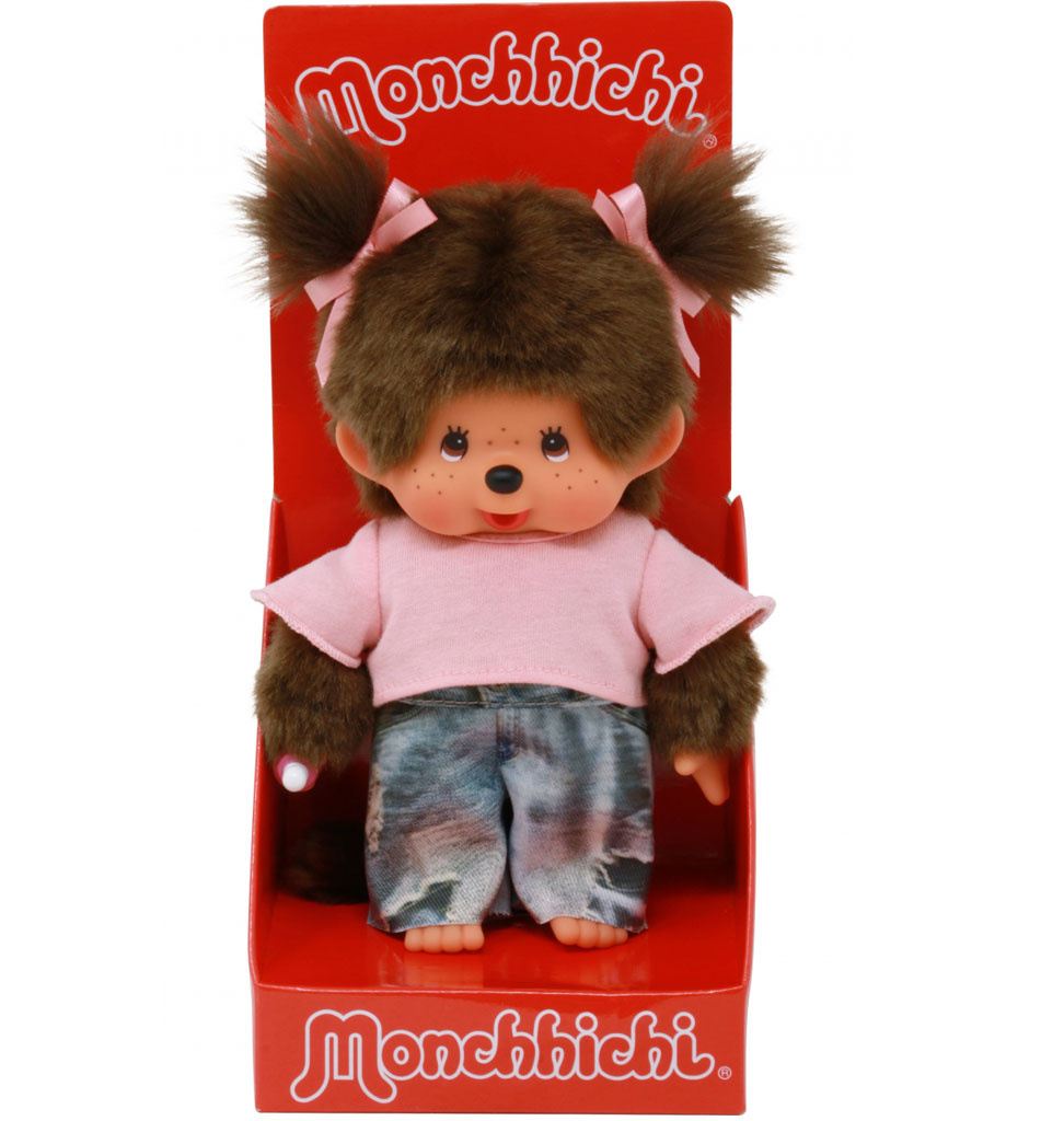 Monchhichi-Mädchen-App mit Straßenmode