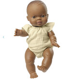 Heless Ärmelloser Strampler für Gordi-Puppen / Farbe Ecru