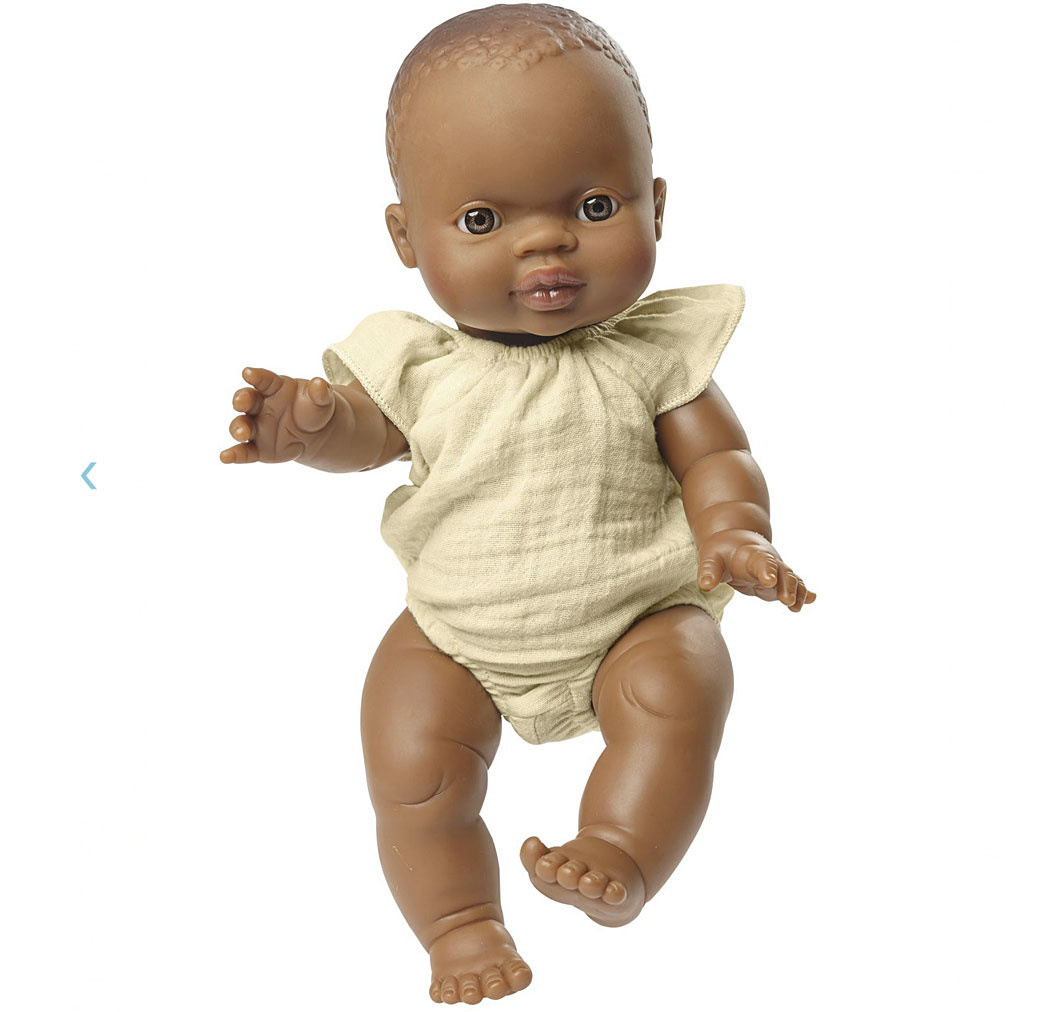 Heless Ärmelloser Strampler für Gordi-Puppen / Farbe Ecru