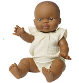 Heless Ärmelloser Strampler für Gordi-Puppen / Farbe Ecru