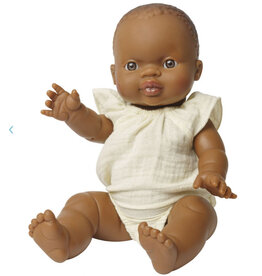 Heless Heless rompertje met ruches  voor Gordi poppen / kleur ecru