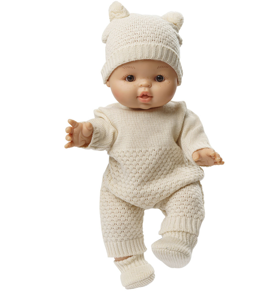 Heless Heless knitted suit for Gordi dolls / ecru