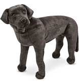 Melissa & Doug knuffels Melissa & Doug, lebensechtes Plüschspielzeug „Labrador Retriever“ in Schwarz