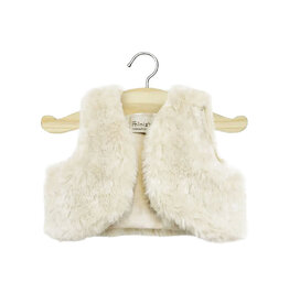 Minikane  Minikane vest imitation fur Tao for Gordi dolls / ecru