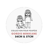 Minikane  Minikane  katoenen ballerina schoentjes voor Gordi poppen
