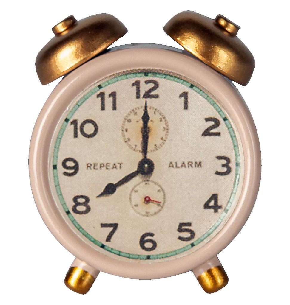 Maileg Maileg alarm clock for mice / pink/powder