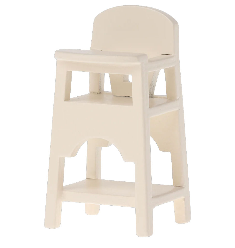 Maileg Maileg Hochstuhl für die Kleinen / cremeweiß