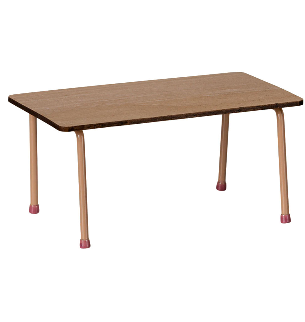 Maileg Maileg set table with two chairs for the mice / dark powder