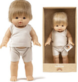 Minikane  Minikane / Paola Reina staande Gordi pop Archie met ondergoed / 37 cm