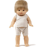 Minikane  Minikane / Paola Reina staande Gordi pop Archie met ondergoed / 37 cm