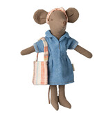 Maileg Maileg Mutter-Maus-Kleidungsset / Jeanskleid + Tasche + Haarband