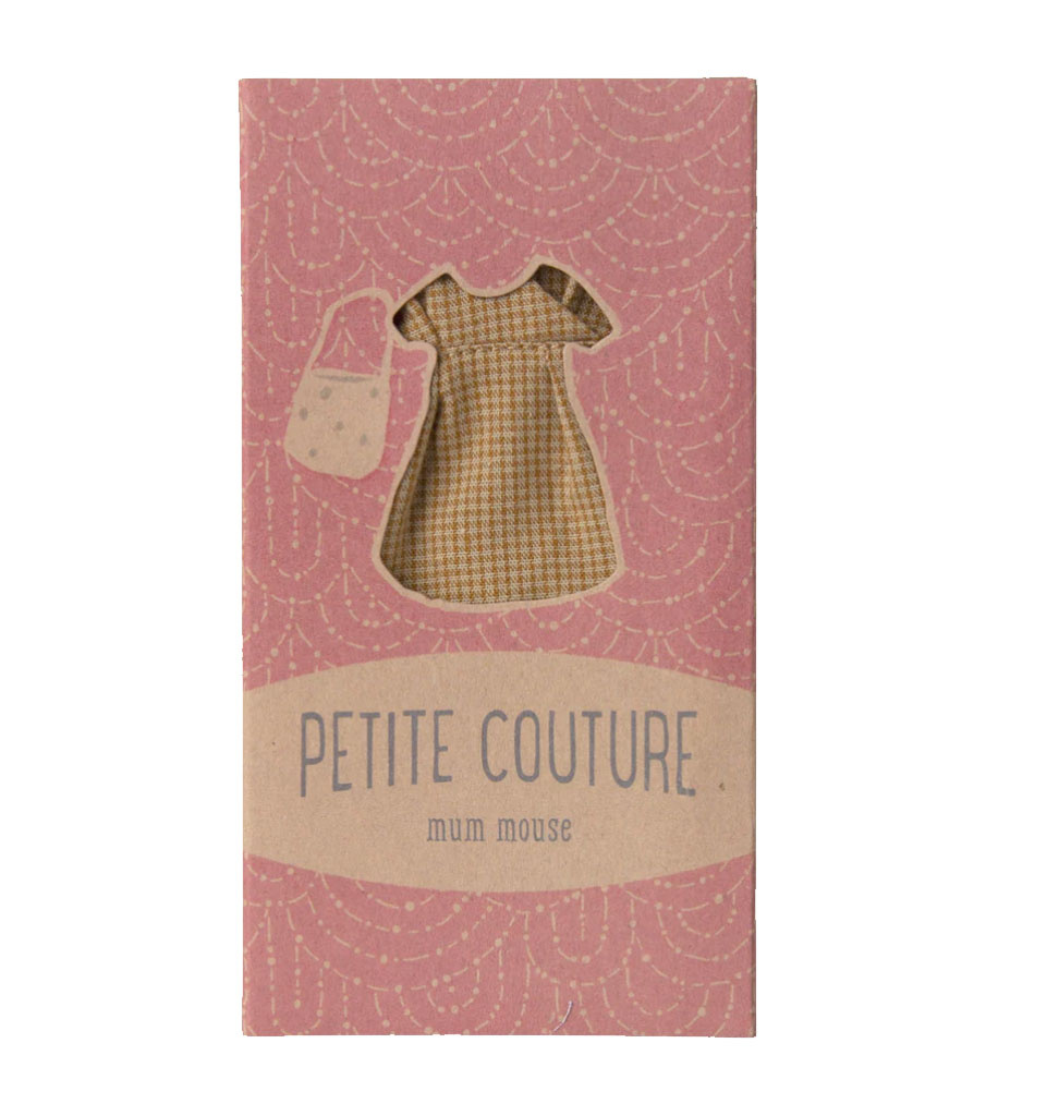 Maileg Maileg Bekleidungsset Mutter Maus / Kleid und Käsebeutel