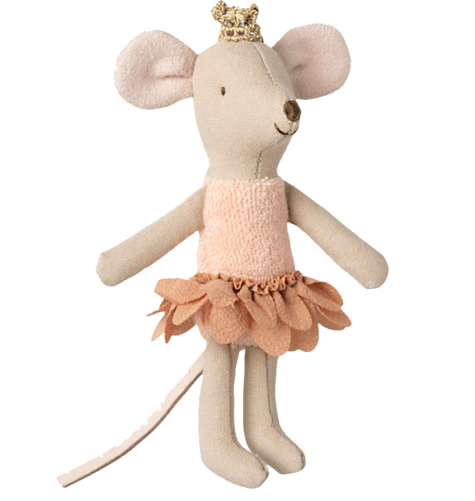Maileg Maileg Little Sister mouse princess in matchbox with bedding