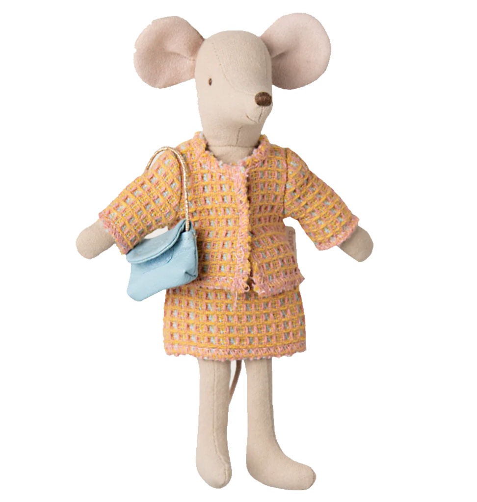 Maileg Maileg Bekleidungsset Mutter Maus / Anzug mit Tasche