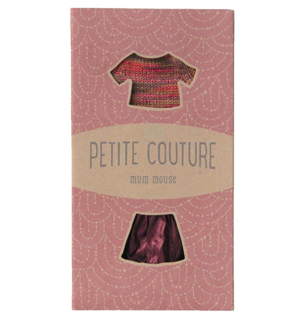 Maileg Maileg kledingset petite couture moeder muis / rok en top