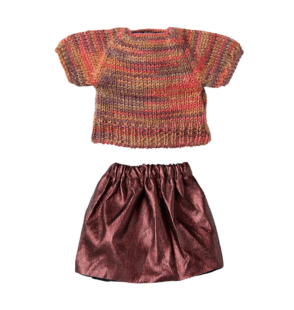 Maileg Maileg kledingset petite couture moeder muis / rok en top