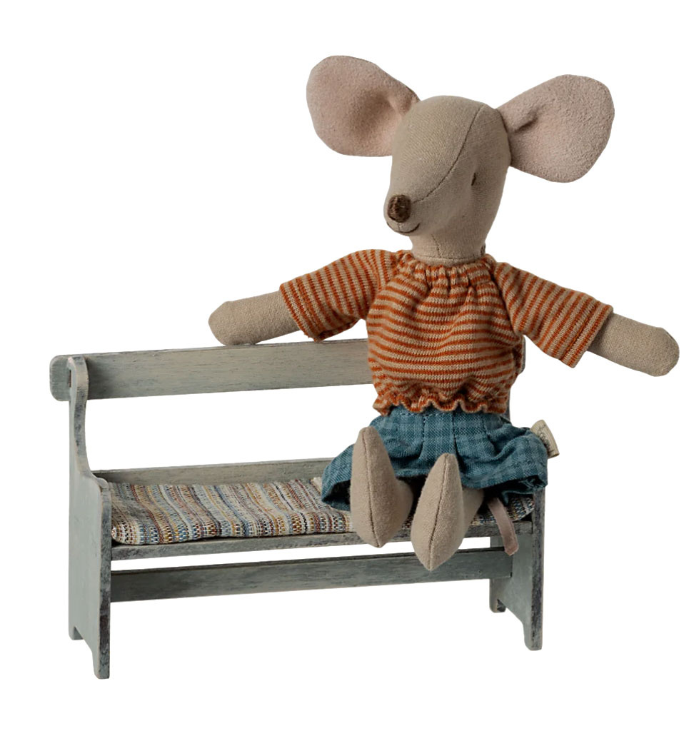 Maileg Maileg bankje voor de muisjes / off white