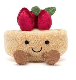 Jellycat knuffels Jellycat Amuseables Fleurette Tarte aux Fraises
