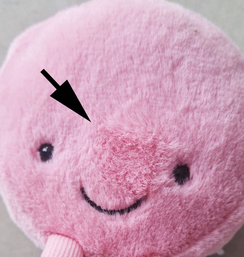 Jellycat knuffels Jellycat Amuseables Mia Macaron  aardbei /b-keuze