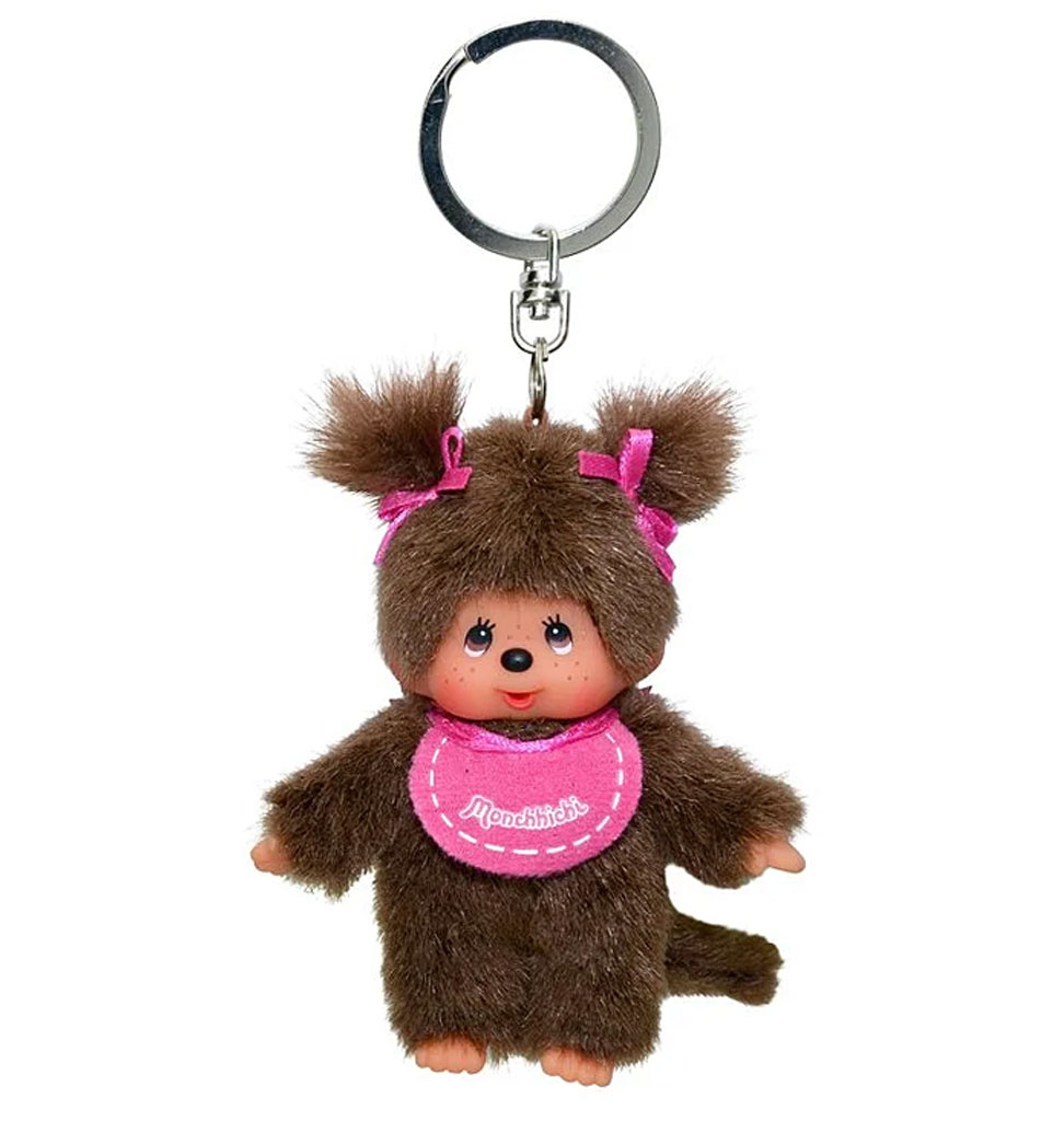 Monchhichi keyring girl / pink