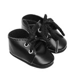 Paola Reina poppen Paola Reina black lace-up shoes for the Las Amigas dolls