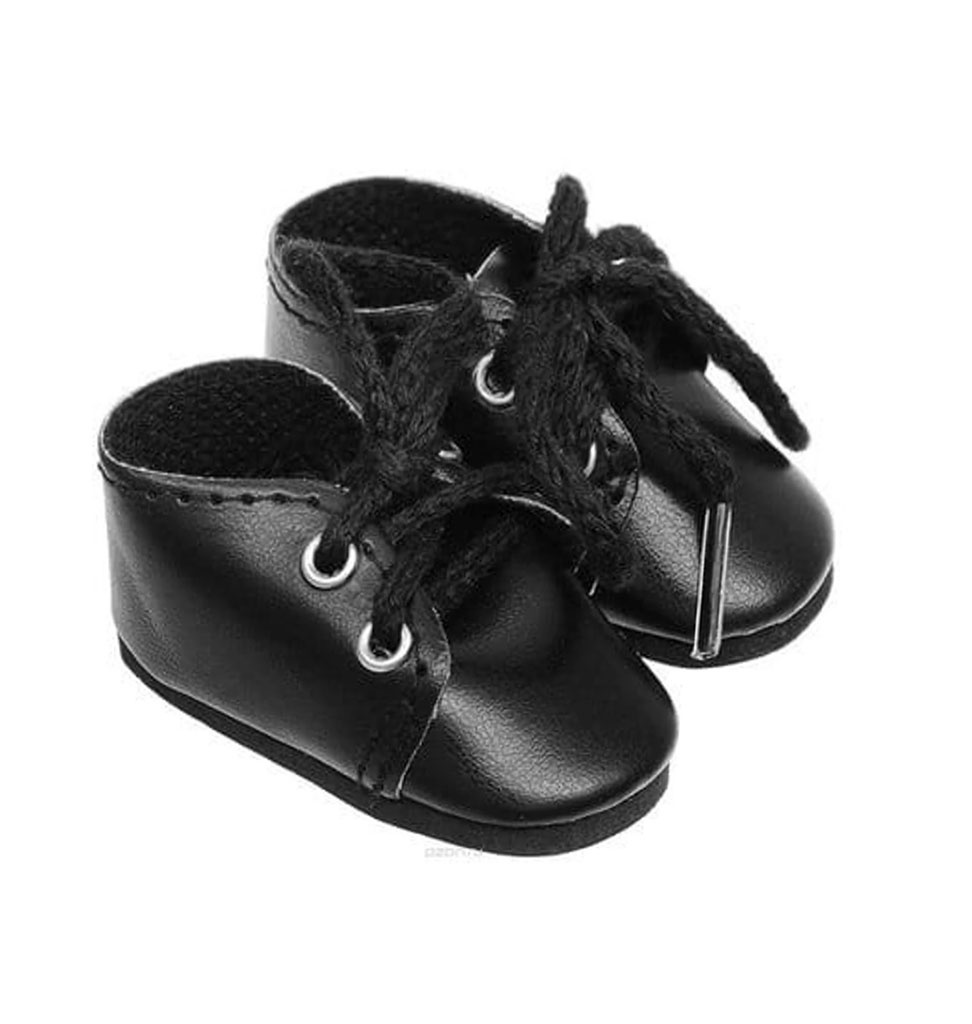 Paola Reina poppen Schwarze Schnürschuhe von Paola Reina für die Las Amigas-Puppen
