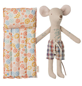 Maileg Maileg father beach mouse with air mattress
