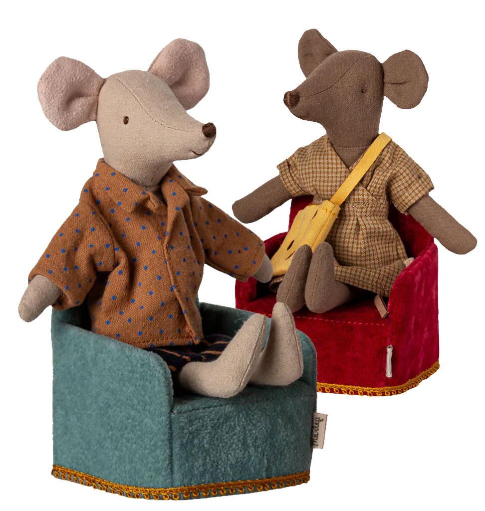 Maileg Maileg chair for the mice / mint