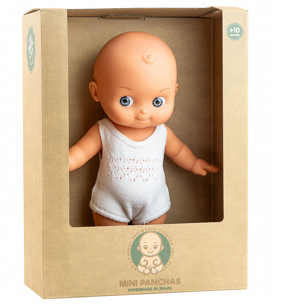 Paola Reina poppen Paola Reina Mini Panchas doll with pink romper