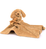 Jellycat knuffels Jellycat Bashful Toffee Welpen-Schnuller/Kuscheltuch
