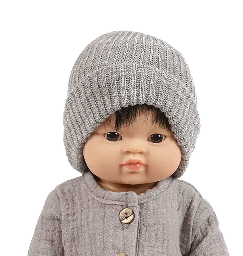 Minikane  Minikane Gordi Puppen und Bambinis Strickmütze Marius / Farbe Kamel