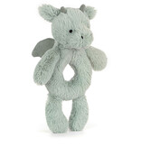 Jellycat knuffels Jellycat Bashful dragon rammelaar