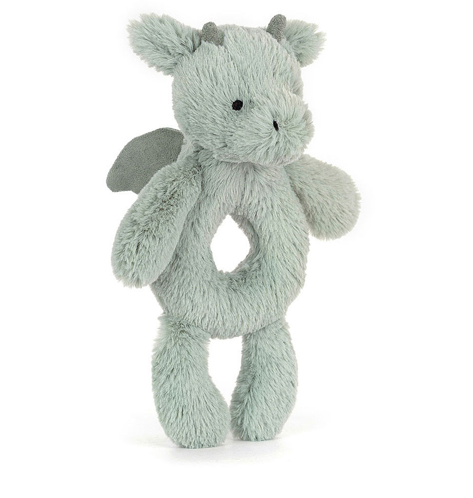 Jellycat knuffels Jellycat Bashful dragon rattle