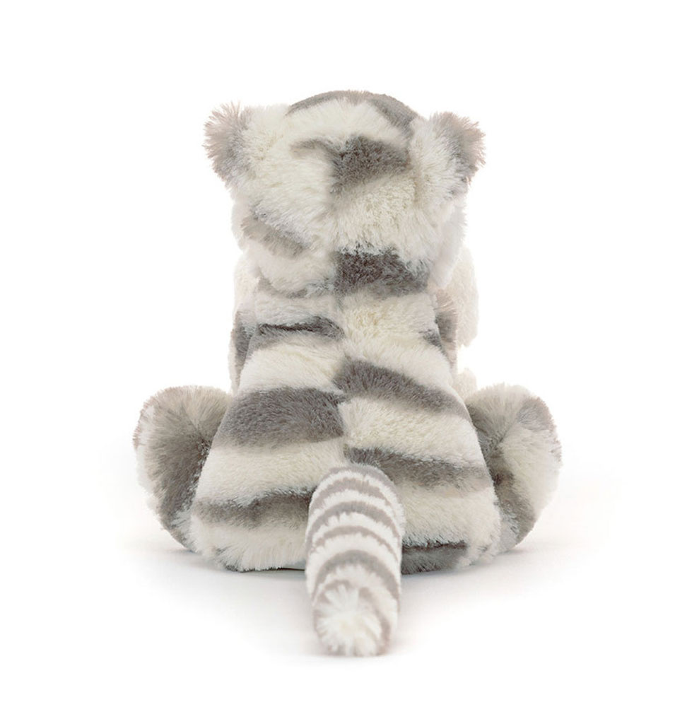 Jellycat knuffels Jellycat Schmusetuch Bashful Schneetiger
