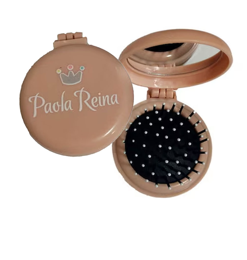 Paola Reina poppen Paola Reina Faltbare Haarbürste mit Spiegel für Puppen