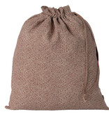 Maileg Maileg tas / twee keer gymtas / opberzak  plumeria sand/red & rozenprint