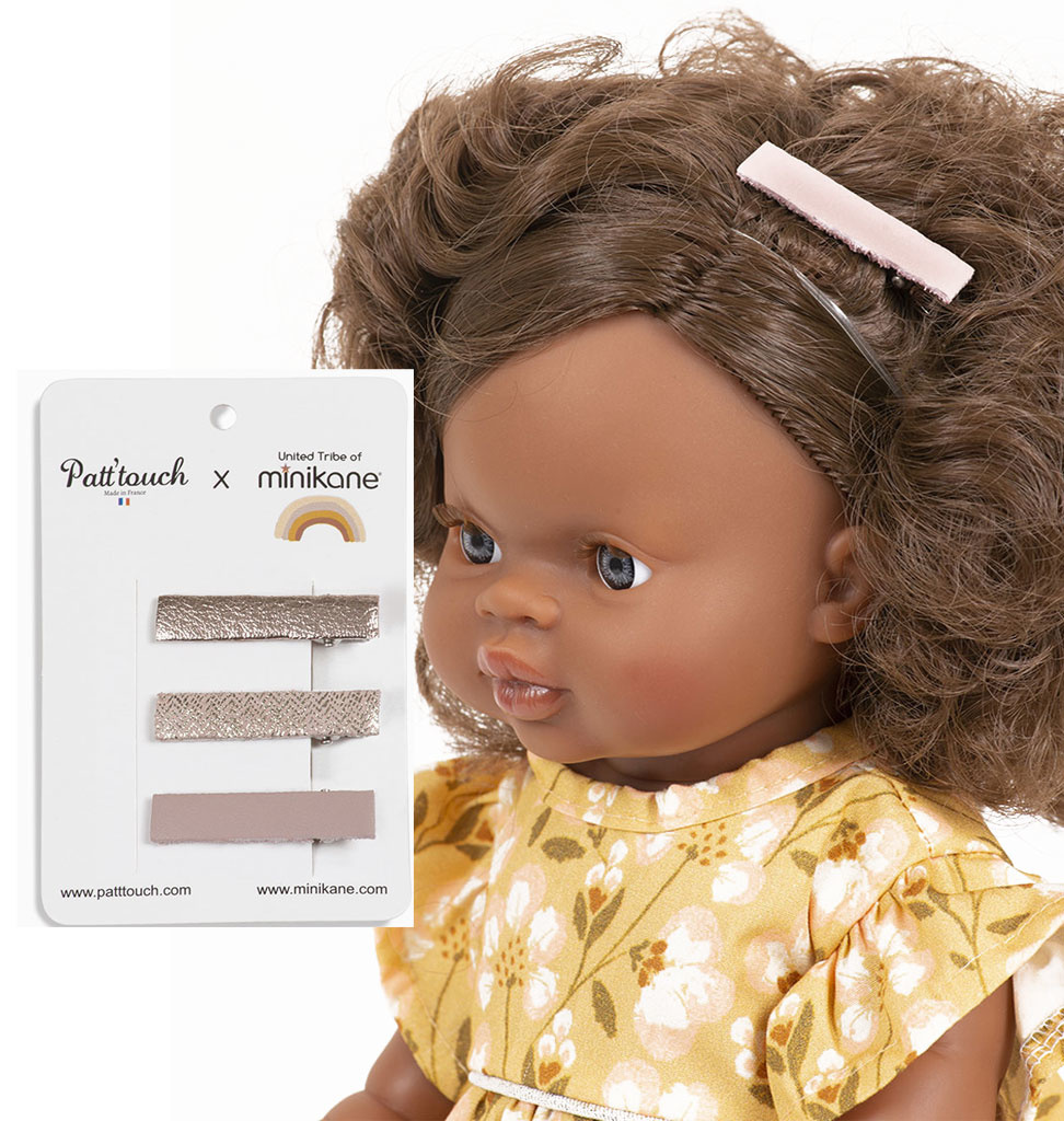 Minikane  Minikane 3 hair clips / hair pins for the Gordi dolls