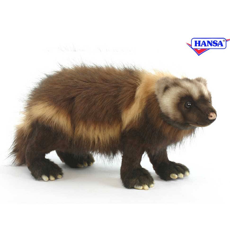 Hansa knuffels Glutton cuddly toy Hansa 50 cm