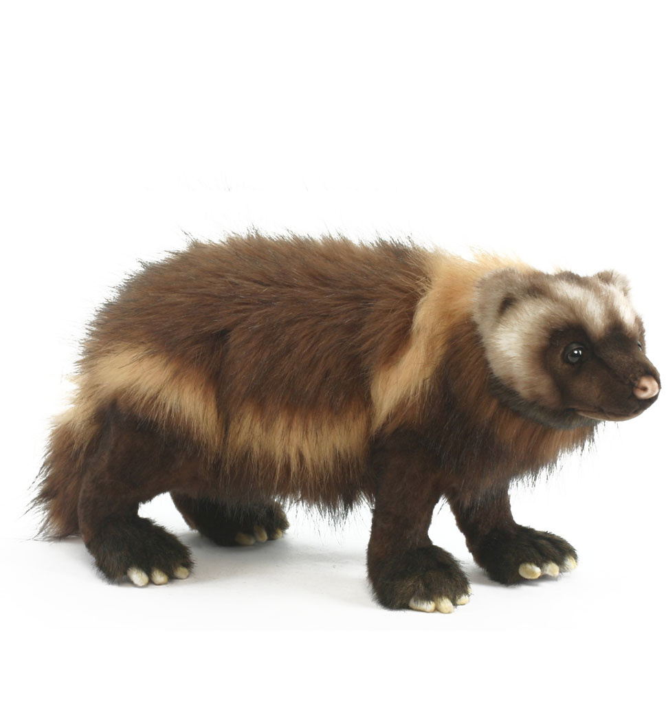 Hansa knuffels Glutton cuddly toy Hansa 50 cm