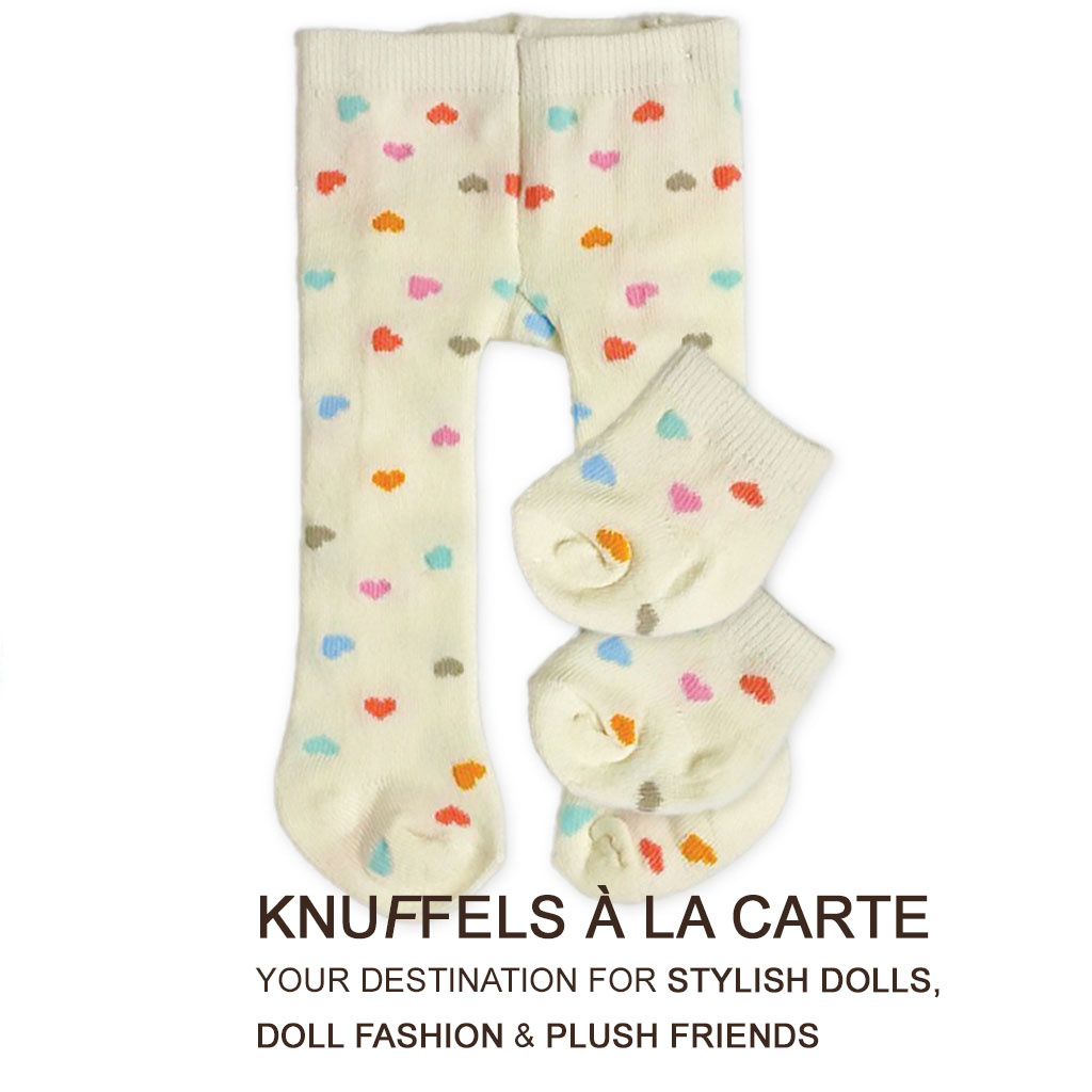 Heless Maillot und Socken Confetti für die Gordi-Puppen 28-35 cm / Heless