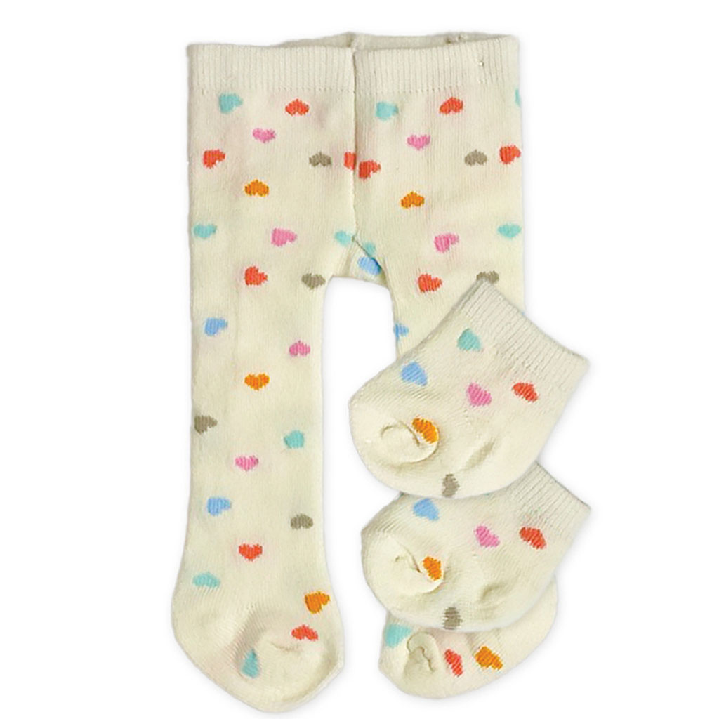 Heless Maillot und Socken Confetti für die Gordi-Puppen 28-35 cm / Heless