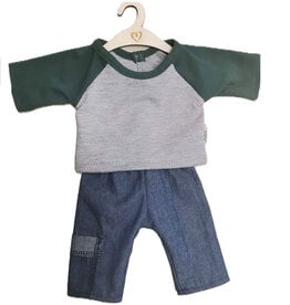 Hollie Hollie kledingset jeans en t-shirt voor Gordi poppen