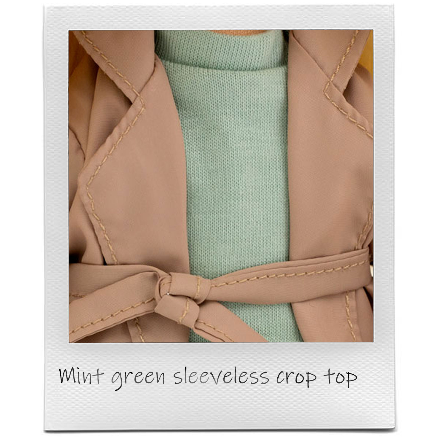 Orange Toys Orange Toys groene mouwloze top voor Amigas poppen