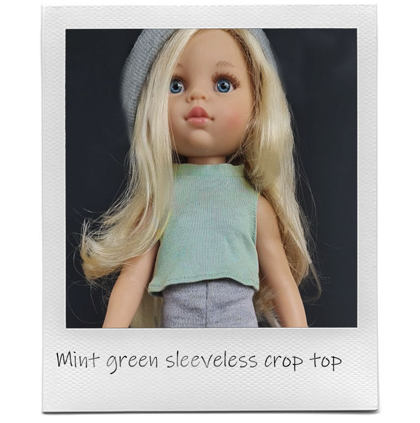 Orange Toys Grünes ärmelloses Oberteil von Orange Toys für Amigas-Puppen